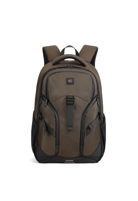 Унисекс раница с лого - Кафяв