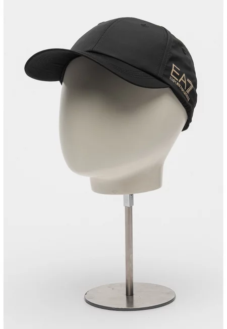 Унисекс шапка с лого - Черен