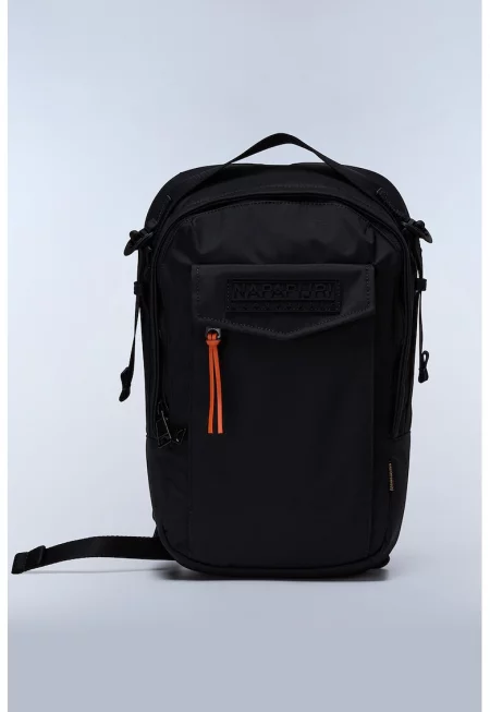 Унисекс текстилна раница Brume с джобове - Черен