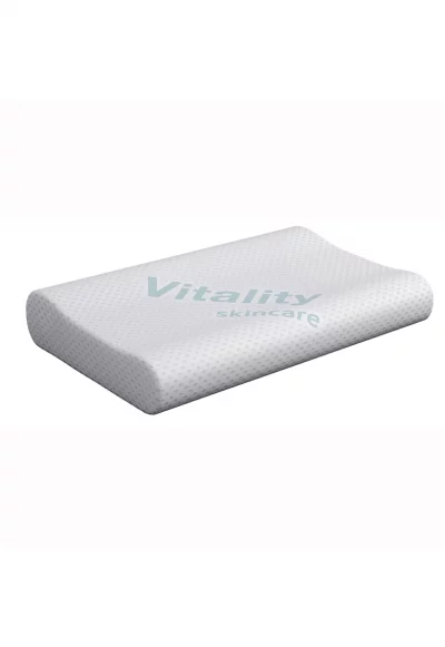 Възглавница  VitalCare - 100% Memory Foam HD® - Vitality калъф с цип - Anti-aging комплекс с витамини А - E и F - 69x41x11 см