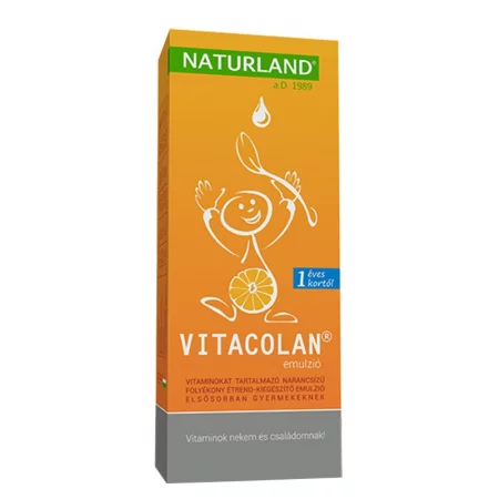 Vitacolan – Мултивитамини за деца над 1 година, 250 ml сироп с вкус на портокал