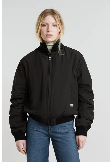 Яке с джобове встрани - Черен