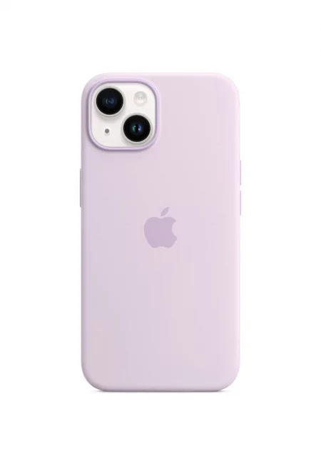 Защитен калъф  Silicone Case with MagSafe - За iPhone 14 - Lilac