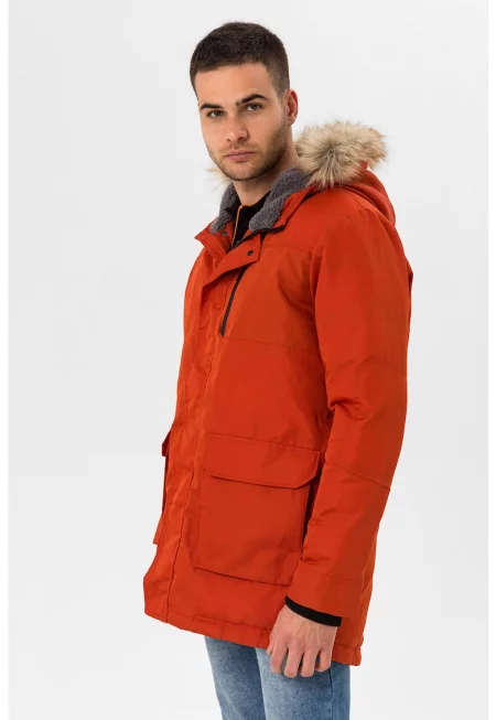 Зимна парка Diogo с вата и качулка