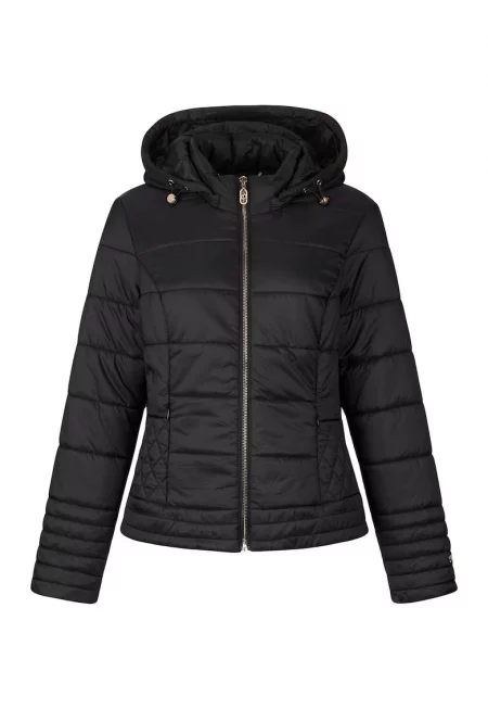 Зимно капитонирано яке с качулка
