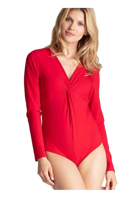 Боди  Полиестер - Червен