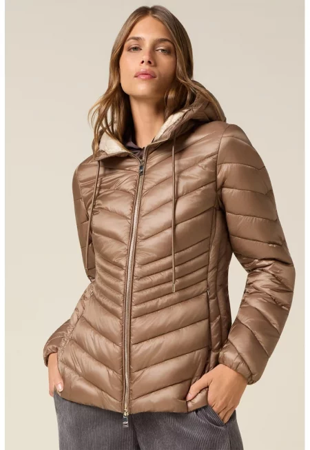 Бухнало яке с качулка - Бронз