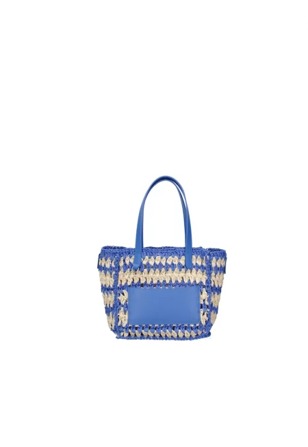 Чанта за рамо Raffia със синтетика
