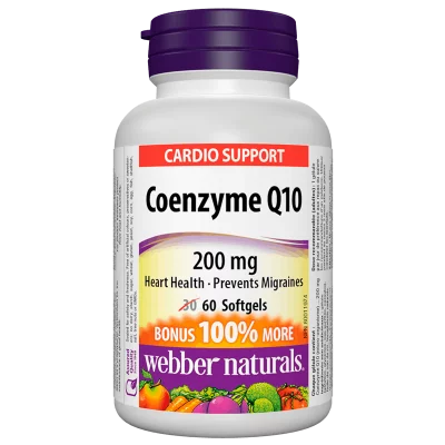 Coenzyme Q10 / Коензим Q10, 200 mg, 60 софтгел капсули