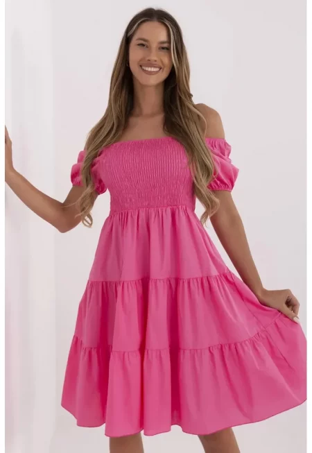 Cold-shoulder Midi Dress