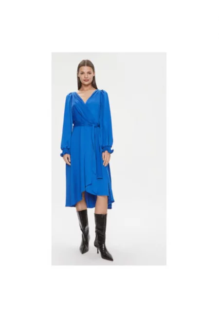 Дамска рокля -  303600037 - Полиестер - Син