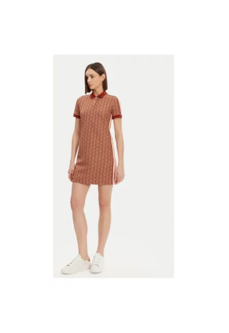 Дамска рокля  EF2655 - Полиестер/Памук
