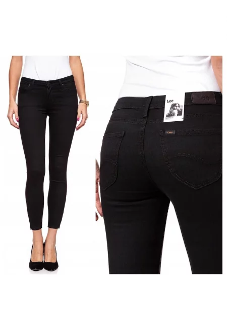 Дамски дънки -  7476-26 - Памучни - Къси - Petite - Дънкови - W24-L31 US - Черни