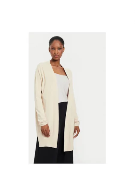 Дамски кардиган -  304656095 - Вискоза/Полиамид - Един размер INTL - Бежов