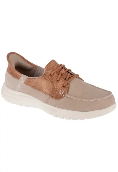 Дамски обувки  Slip Ins: On-The-Go Flex - Palmilla 136536 - Бежов