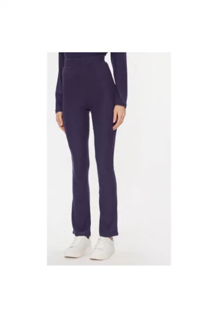 Дамски пижамен панталон -  303304959 - Полиестер/Лиосел/Еластан - Син