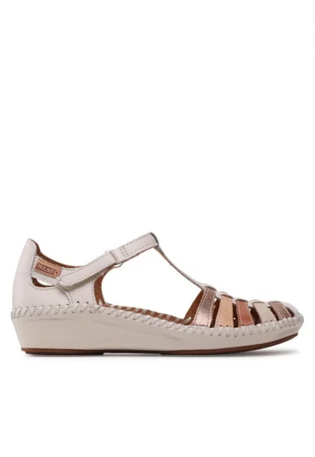 Дамски сандали  301916789 - Естествена кожа - Екрю