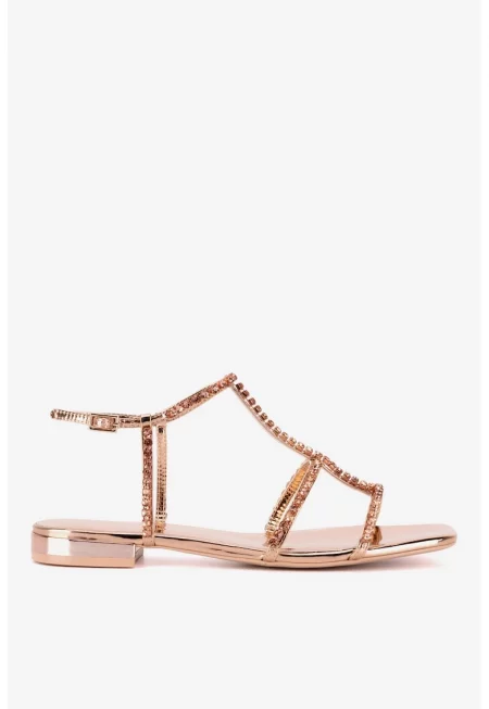 Дамски сандали  5905588373919 - Естествена кожа - Розов - Розово