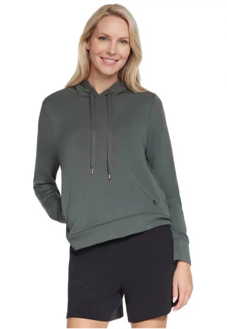 Дамски суитшърт -  Cozy Luxe Hoodie 2831651 - Зелен
