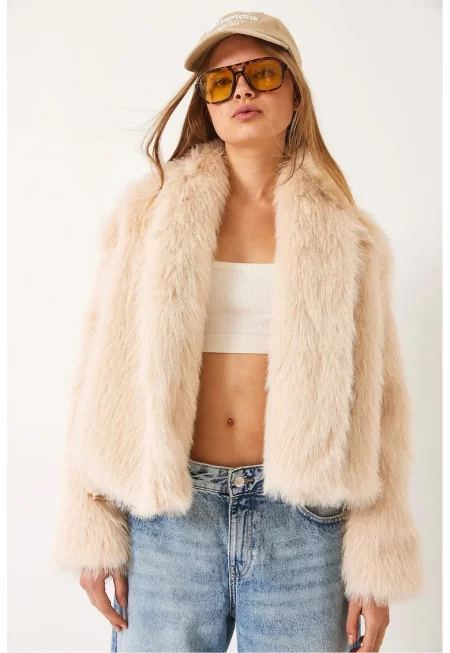 Дамско палто - HiCCUP - Изкуствена кожа