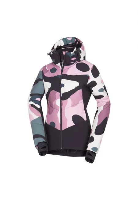 Дамско ски яке 2L 10K/10K Kayleigh alloverprint - Многоцветен