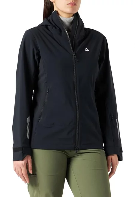 Дамско яке - Schoffel - Полиестер - Еластан - Черно -