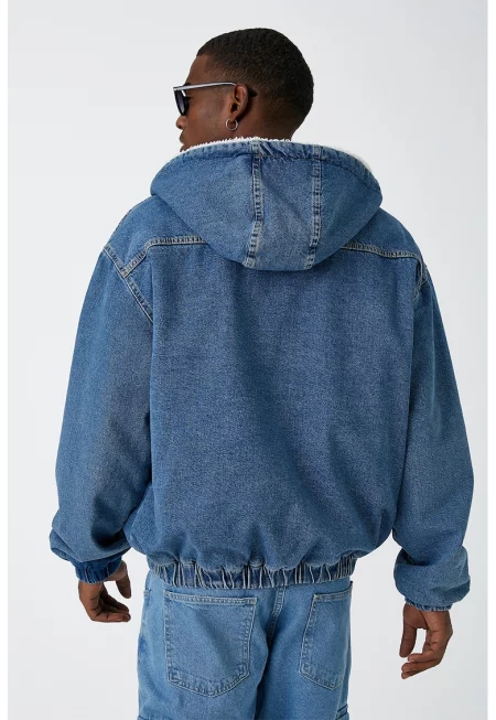 Дънково яке с еко пух