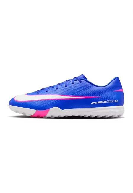 Футболни обувки Mercurial Vapor 16 Academy с омекотена стелка - Бял/Фуксия/Кралско Синьо