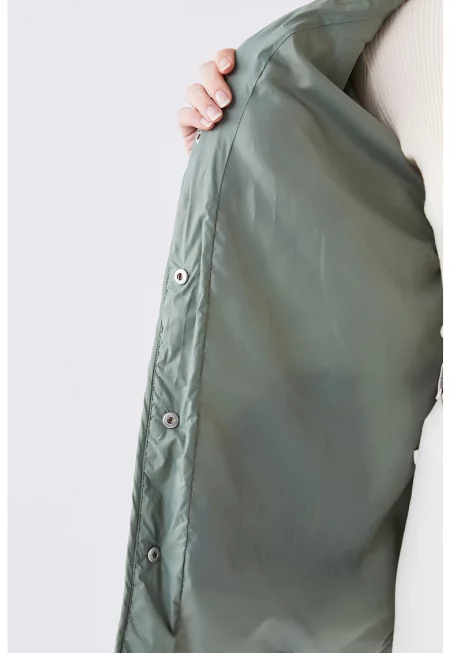 Капитонирано зимно яке с качулка