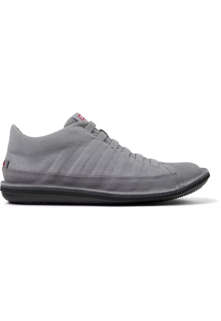 Кемпер - Обувки Beetle 23429 с велур - Сив меланж