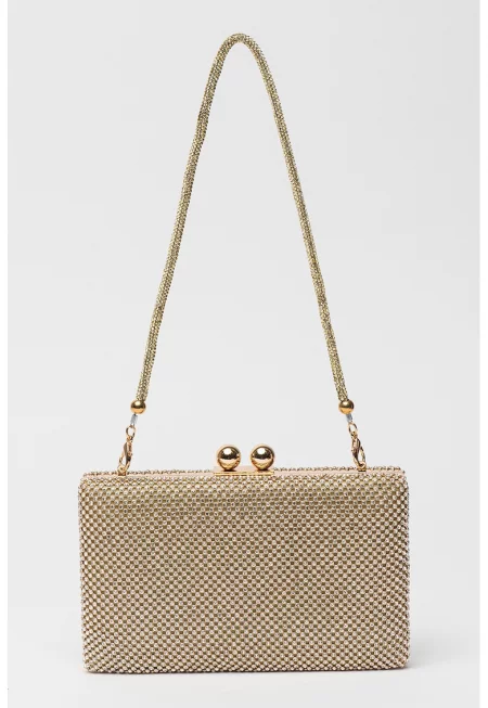 Клъч с декоративни камъни