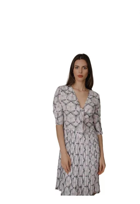 Коктейлна рокля 5902194 - Ленитиф - Полиестер/Еластан - Многоцветна