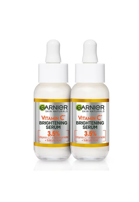 Комплект 2X Серум с Витамин C  Skin Naturals с ефект на блясък - 30 мл