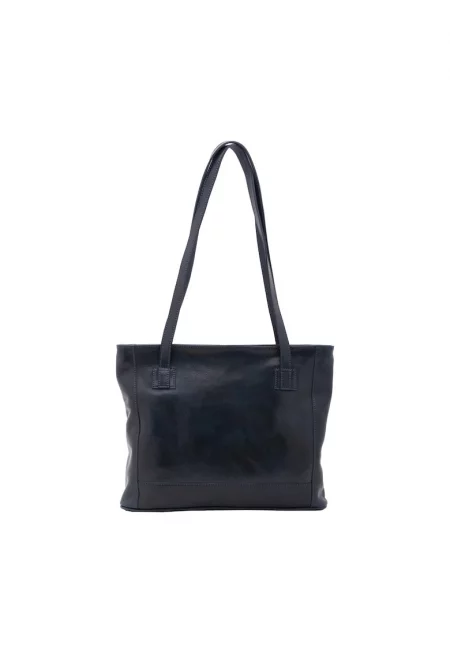 Кожена чанта за рамо - Син