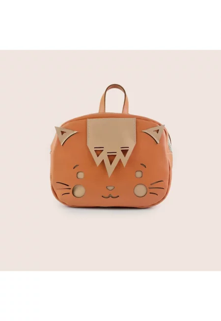 Кожена раница - Mittens - Оранжева - Оранжев