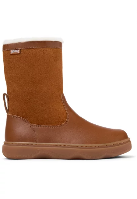 Кожени ботуши Kiddo 1739 - Карамел