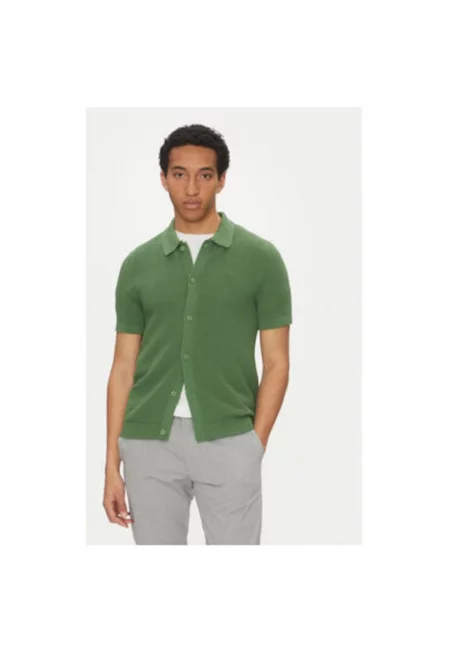Мъжка блуза  10019223 30045456 - Памук - Зелен
