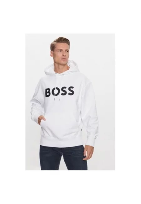 Мъжка блуза -  302796465 - Памук - Бяла - Бял