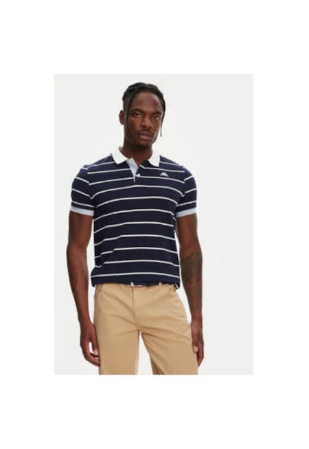 Мъжка поло тениска  64131FW - Памук - Тъмносиньо - Тъмносин