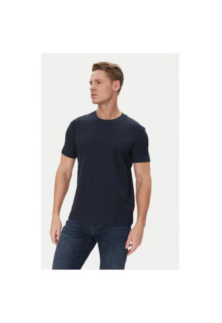 Мъжка тениска  10017748 30045672 - Органичен памук - Тъмносин - Тъмносин