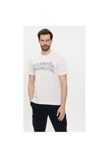 Мъжка тениска -  303712150 - Памук - Бяла - Бял