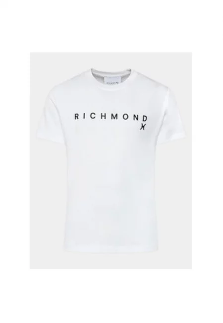 Мъжка тениска -  303886028 - Памук - Бяла