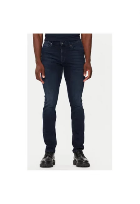 Мъжки дънки -  304464171 - Памук - Син