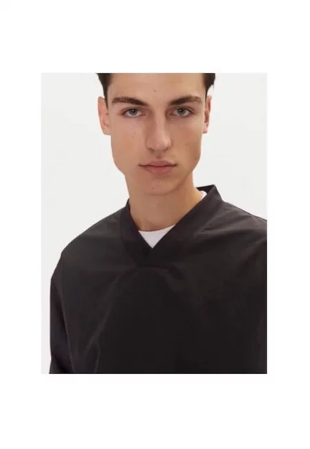 Мъжки суитшърт -  304699924 - Полиамид - Черен - Черен