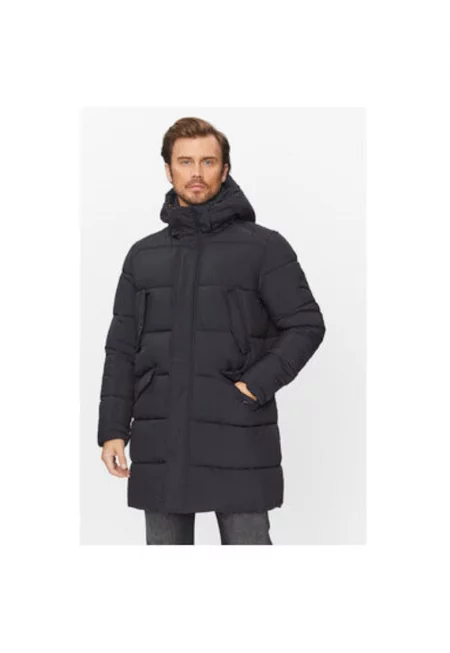 Мъжко зимно яке  D40996M-COFY17 - найлон - XL INTL - черно