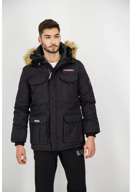 Подплатено зимно яке Alpes с качулка