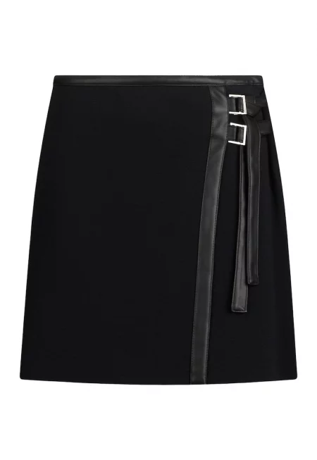 Пола с декоративни токи - Черен