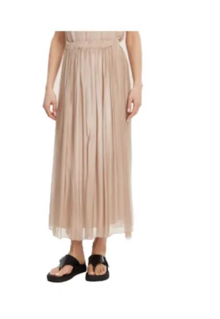 Пола TD0022 -  вискоза/лен - бежово -