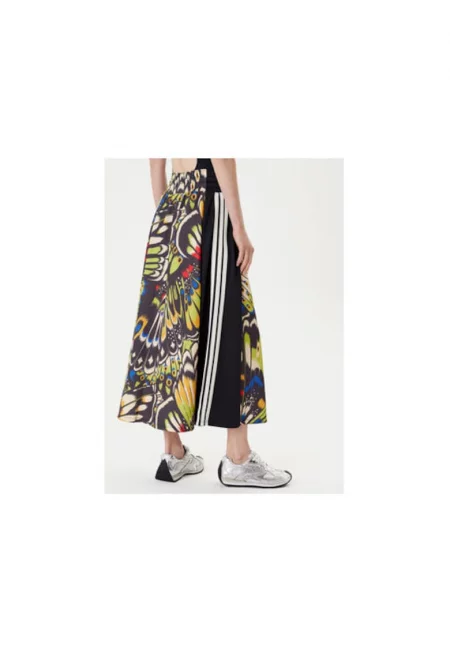 Права миди пола с висока талия