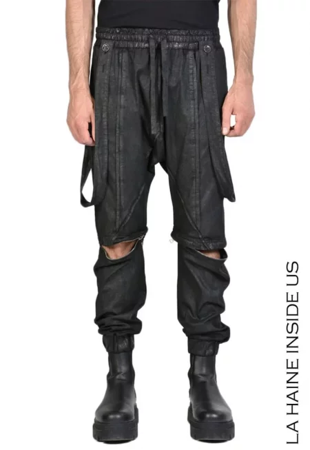 Прави панталони със странични джобове LH - Черен